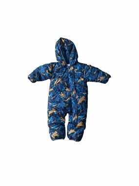 Columbia Baby Boy 6-12M Infant Snuggly Bunny Bunting Blue Night Camo Critter